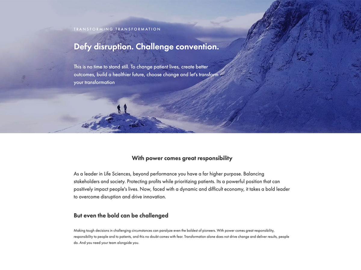 The Genioo Way: Transforming Transformation webpage