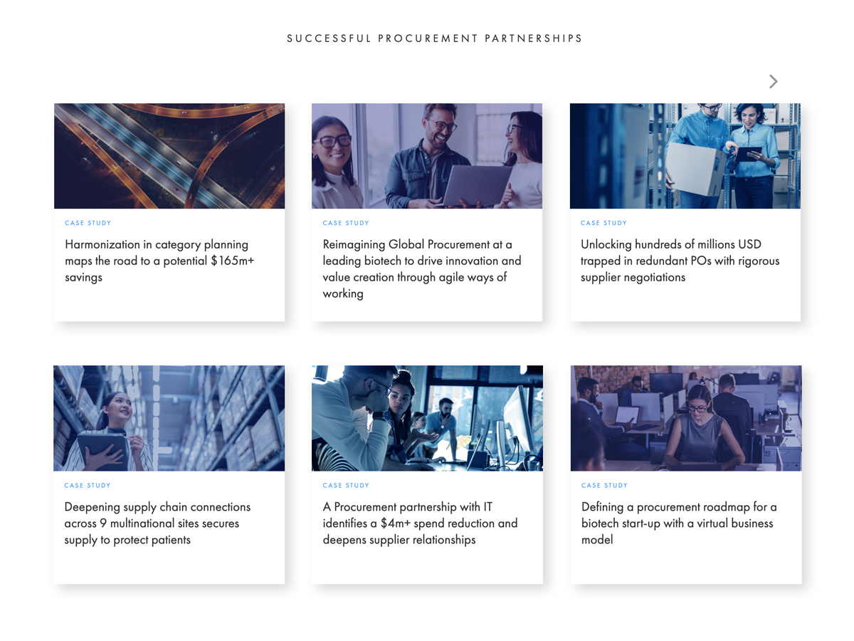 Successful procurement partnerships case-study panel